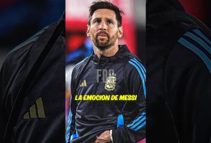 La emocion de Messi en el calentamiento #messi #futbol #leomessi  #seleccionargentina