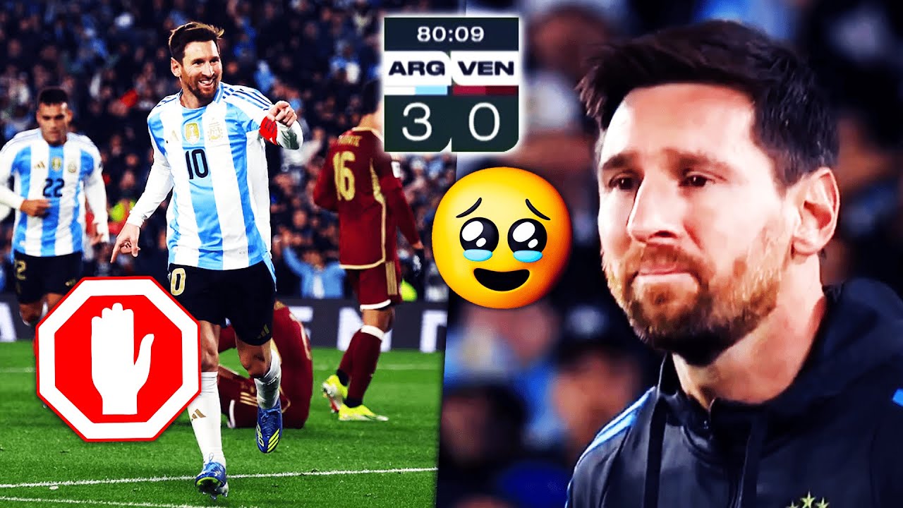 LE DOUBLÉ DE MESSI EN PLEURS POUR SON DERNIER MATCH ! ARGENTINE 3-0 VENEZUELA : CDM 2026 ? (bonus)