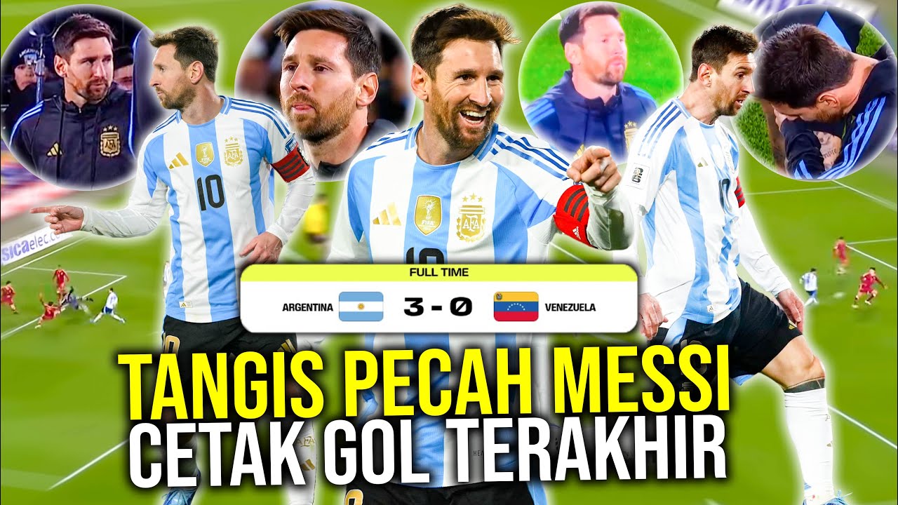 Le moment dramatique que Messi a joué et a marqué le dernier but à l'Argentine Cage Flood Tears