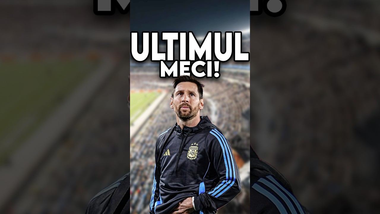 Leo Messi a joué le dernier match officiel en Argentineð¤¯