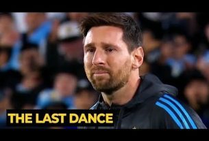 Leo Messi en larmes alors qu'il fait face au dernier match possible pour l'Argentine vs Venezuela