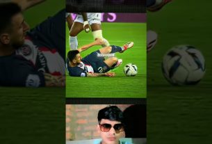 Leo Messi Foot Boll Khelte Hue Jamin Par Girne Ke Baad Bhi Leg SE Foot Boll Maare #Youtumeshorts #tre