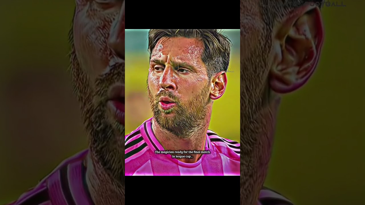 Leo messi ready for the final match in league cup ð #messi #shortvideo #subscribe