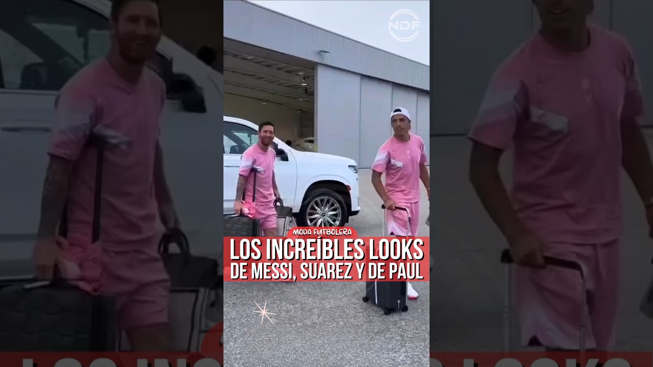 Les looks incroyables de Leo Messi, Luis Suarez et Rodrigo de Paul ð #leassi #messi #LUisuarez