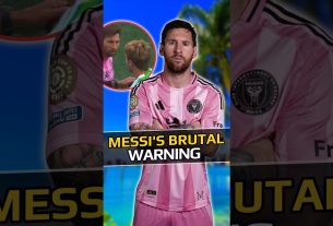 Les mots choquants de Messi à l'adversaire #shorts