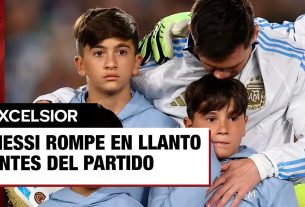 Lionel Messi fait des larmes avant le parti de l'Argentine contre le Venezuela et excite les fans