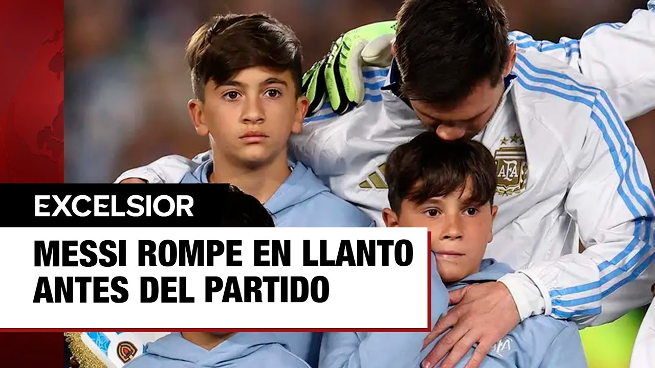Lionel Messi fait des larmes avant le parti de l'Argentine contre le Venezuela et excite les fans