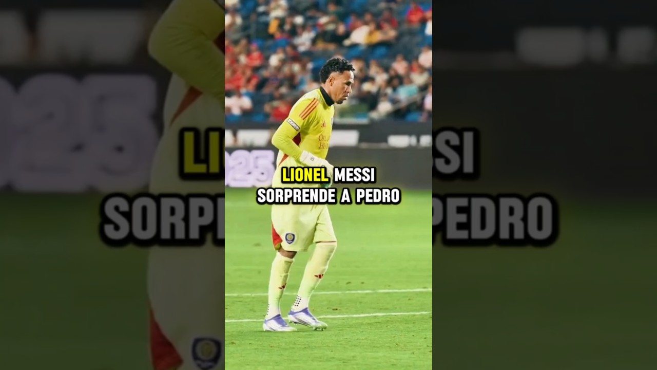 Lionel Messi sorprende a Pedro Gallese en pleno partido