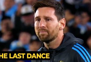 Messi a fondu en larmes alors que les fans lui donnaient une ovation debout dans le match final | Argentine vs Venezuela