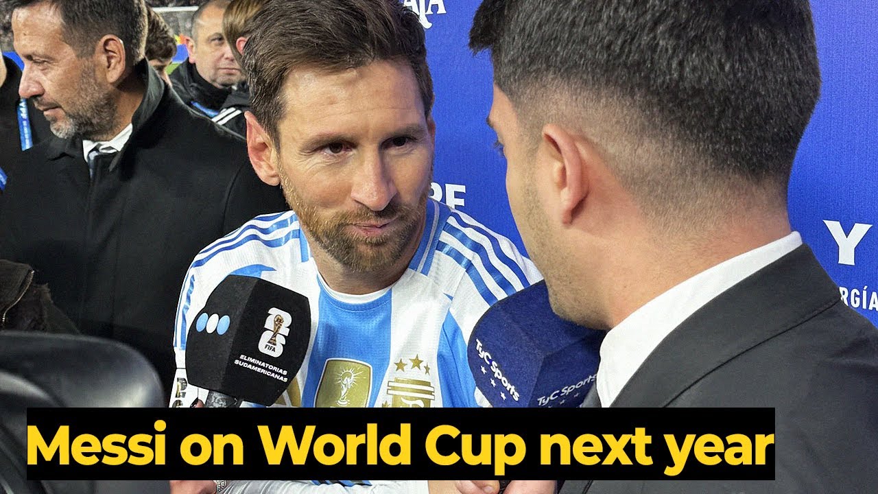 Messi après le match final a dit: 