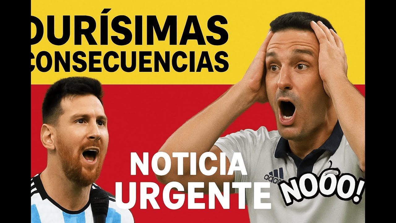 😡 Scandale! Conséquences brutales pour l'Argentine après la décision de Leo Messi