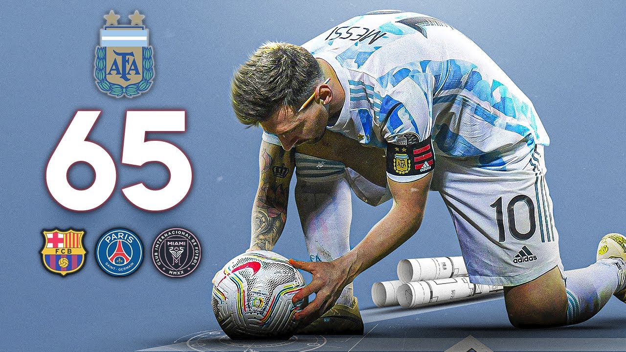 Tous les objectifs de Messi de faute ⚽ð¥