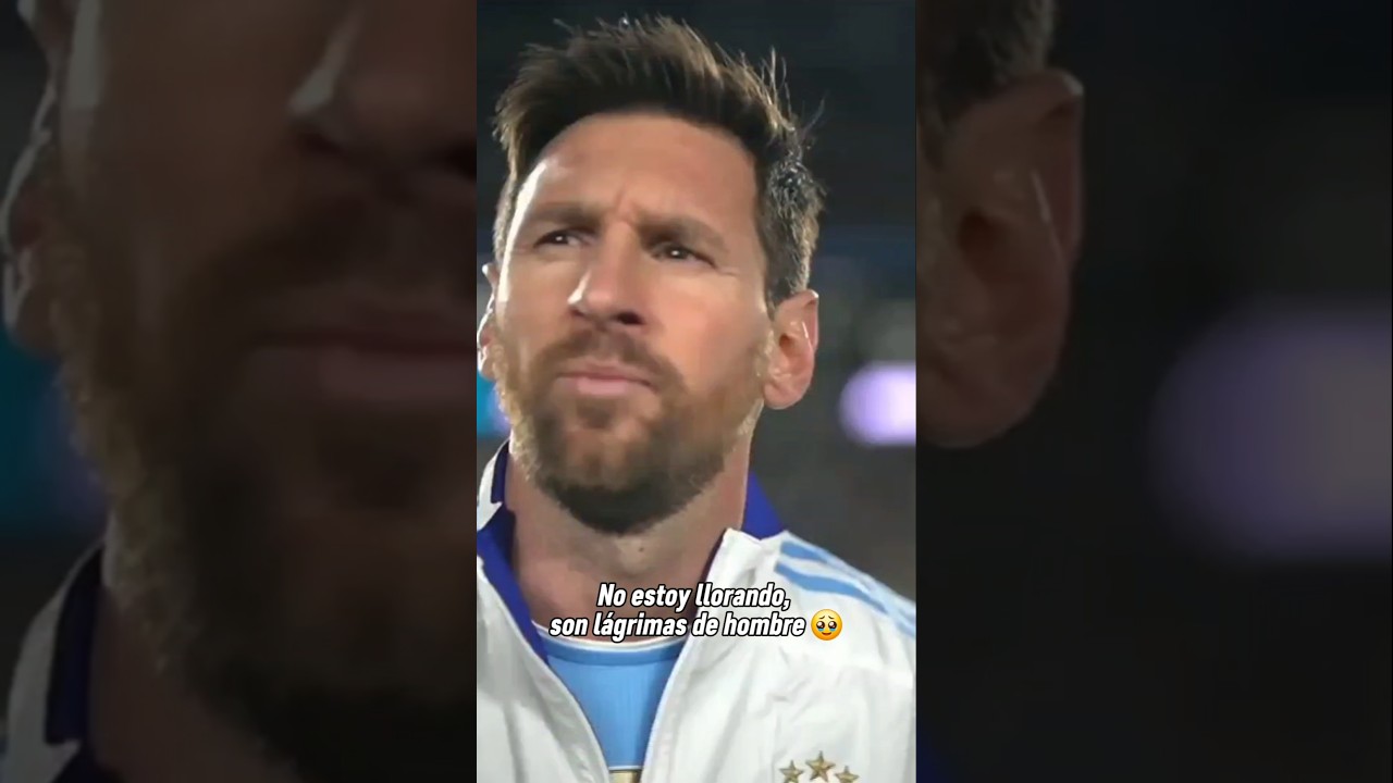 Último partido de Lionel Messi en Argentina. No estoy llorando, son lágrimas de hombre