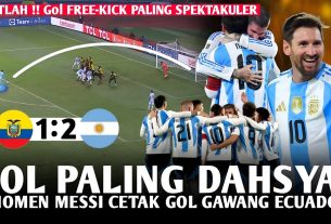 FOU ‼️Le moment où Lionel Messi a marqué un but SPECTACULAIRE sur coup franc ð± Prédiction pour que l'Argentine gagne 2-1 contre l'Équateur