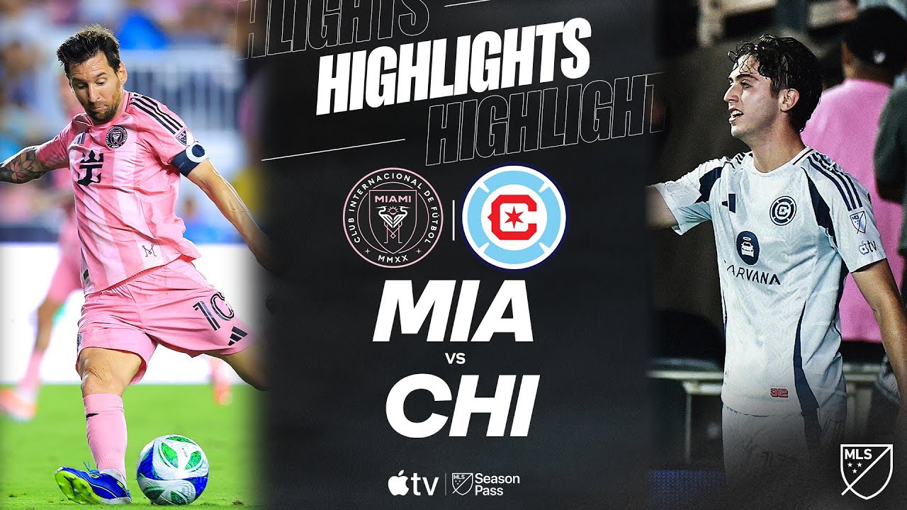 Inter Miami CF contre Chicago Fire FC | Faits saillants du match complet | Thriller à 8 buts !
