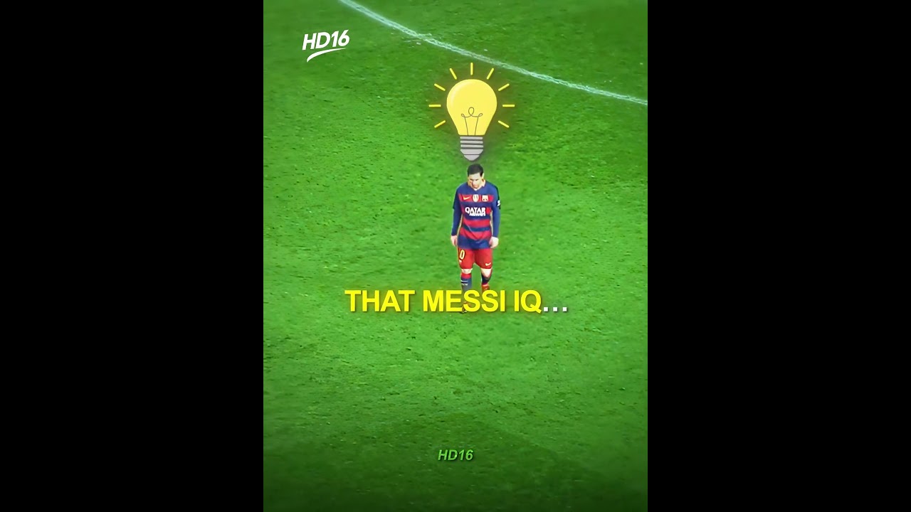 Le moment IQ1000 de Messi ð§ ð¤¯
