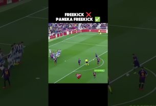 messi paneka freekick #futebol #messi #leomessi #messiskills #messi10