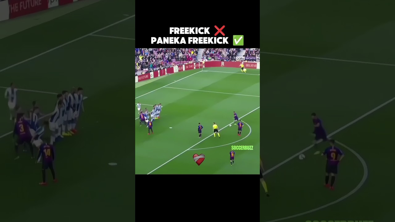 messi paneka freekick #futebol #messi #leomessi #messiskills #messi10
