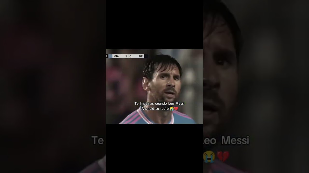 Nadie está preparado para el retiro de Leo Messi ð¥º