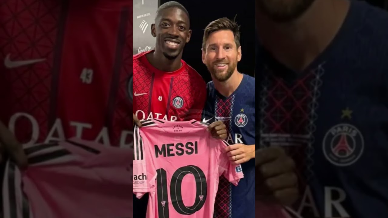 Ousmane Dembele, le grand ami de Leo Messi, a remporté le Ballon d'Or ð #dembele #leomessi #balondeoro