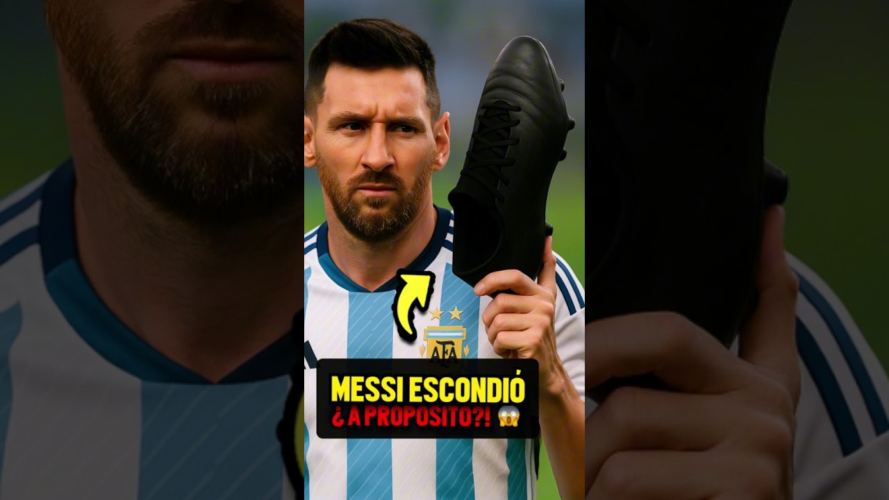 Pourquoi Messi peint-il ses chaussures de football en noir ? ⚽