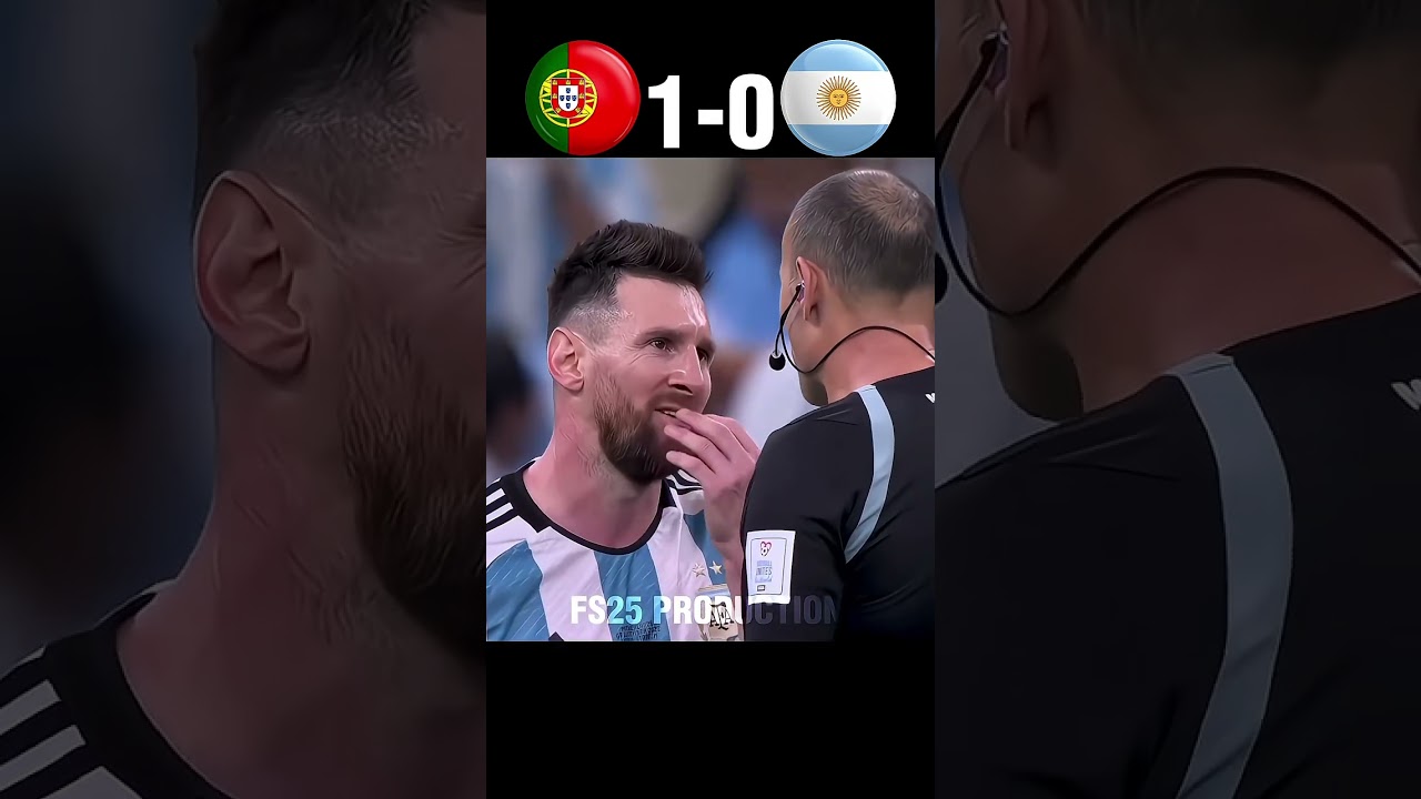 Ronaldo a détruit Lionel Messi | Portugal vs Argentine 2026 imaginaire #football #ronaldo #youtube