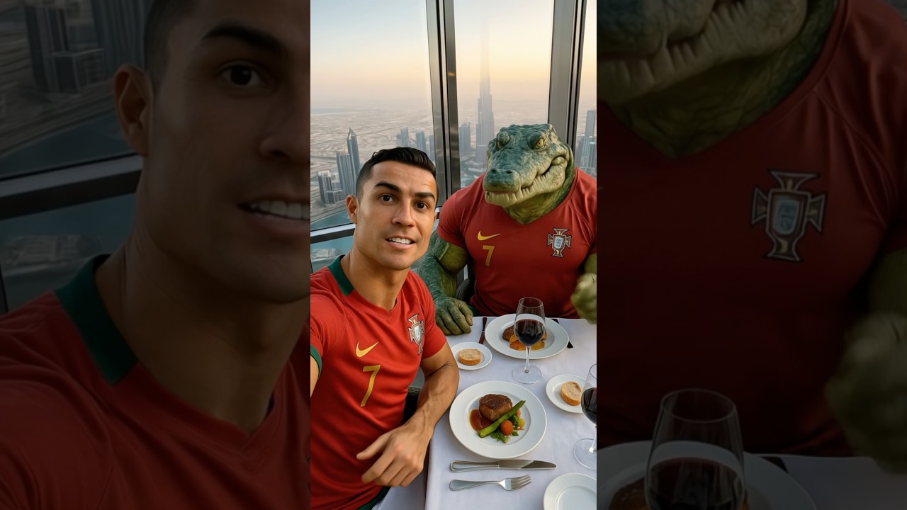 Ronaldo et Messi ont un vlog avec l'italien Brainrot #brainrot #funny