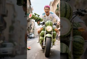 Ronaldo et Messi s'affrontent dans la bataille pour l'hélicoptère ! #ronaldo #messi #shorts