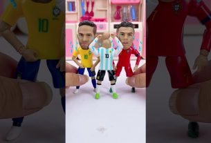 Satisfaisant avec le déballage de Lionel Messi, Ronaldo Neymar et Dinosaur Toys Vidéo ASMR #ronaldo #funny