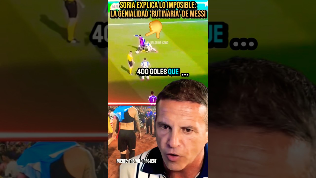 ð¥SORIA CON JORDI WILD EXPLICA LA GENIALIDAD DE LEO MESSI EN COMPARACIÓN A MARADONA #thewildproject