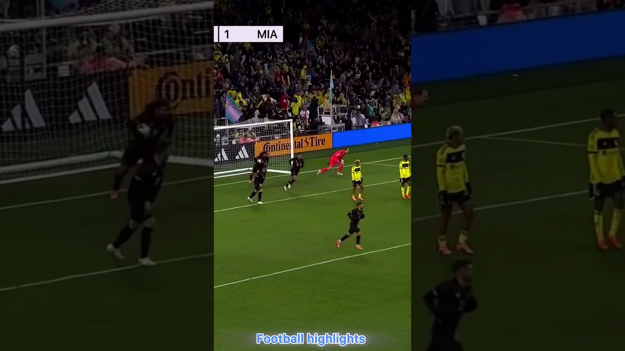 But incroyable de Leo Messi Inter Miami cf vs Nashville SC ð Goat MLS #sergiobusquets #jordialba #lionel
