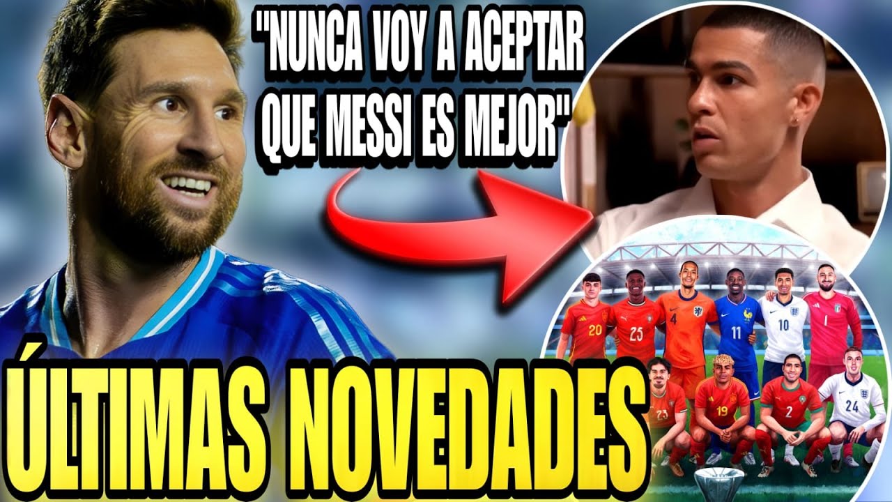 ð¨ CRISTIANO PARLE encore de MESSI ð¤£ Leo n'est PAS inclus dans l'équipe idéale de la FIFPRO ð¥