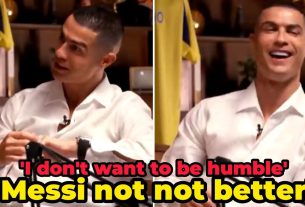 Cristiano Ronaldo RÉAGIT en disant qu'il n'est pas d'accord que Lionel Messi est MIEUX lui