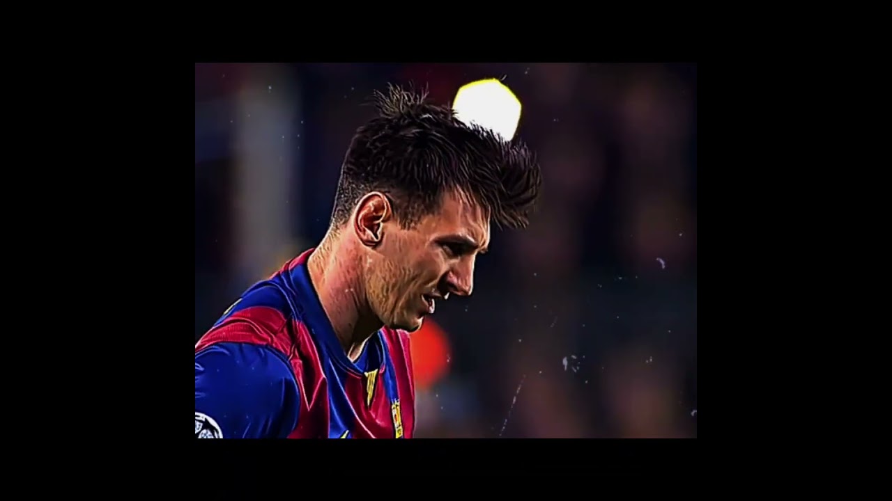 Football of goat leo messi