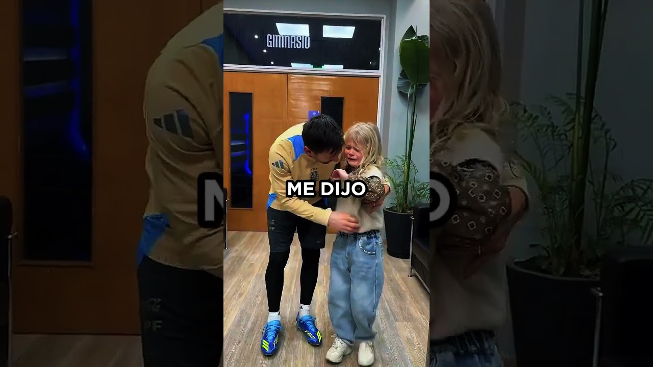 La raison pour laquelle ce bébé a commencé à pleurer avec Leo Messi