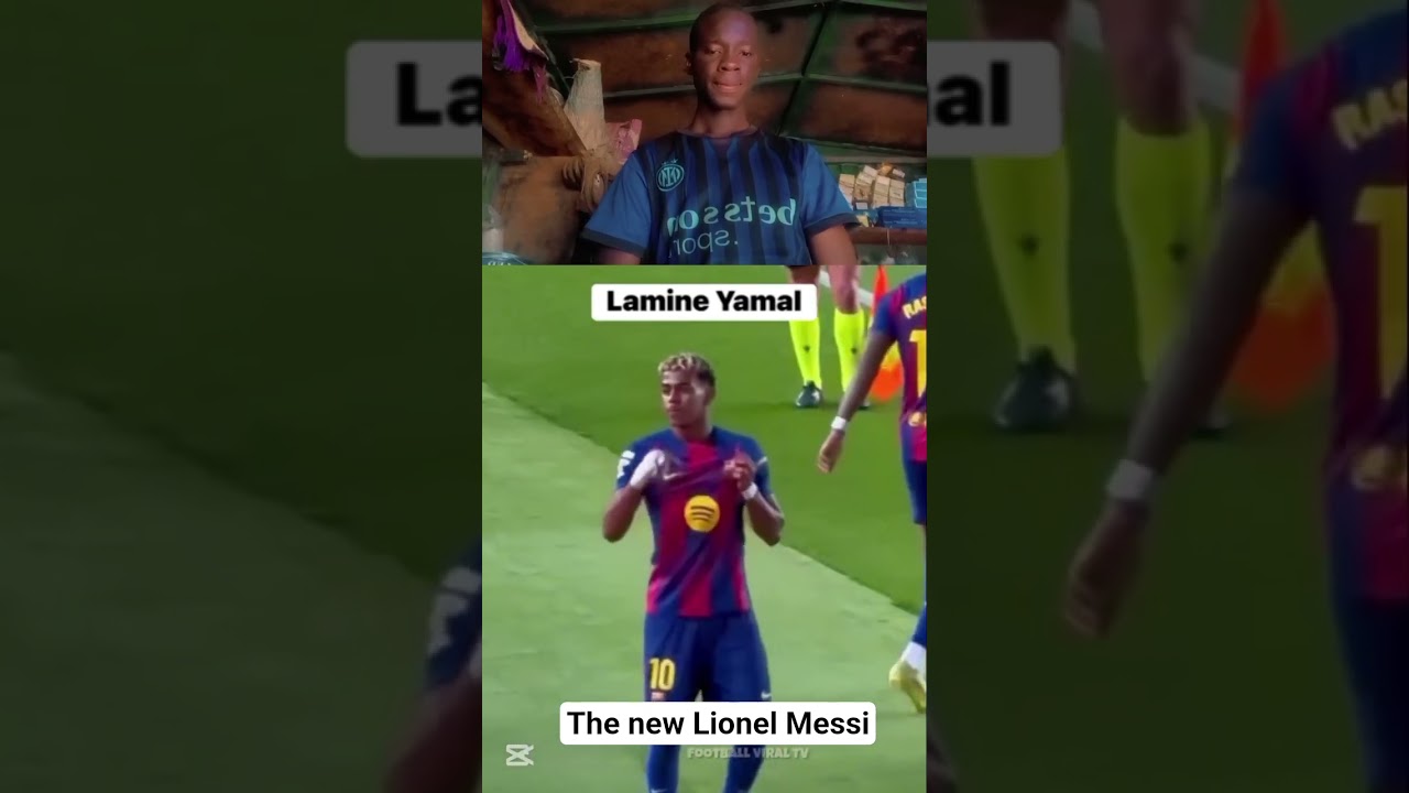 Lamine Yamal, the new Lionel Messi #varnation #lamineyamal #messi #football #trending
