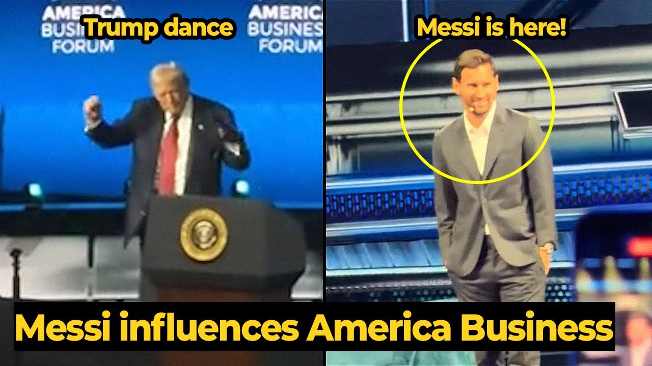 Le président Donald Trump rencontre Messi à l’American Business Forum 2025 | Actualités Messi aujourd'hui