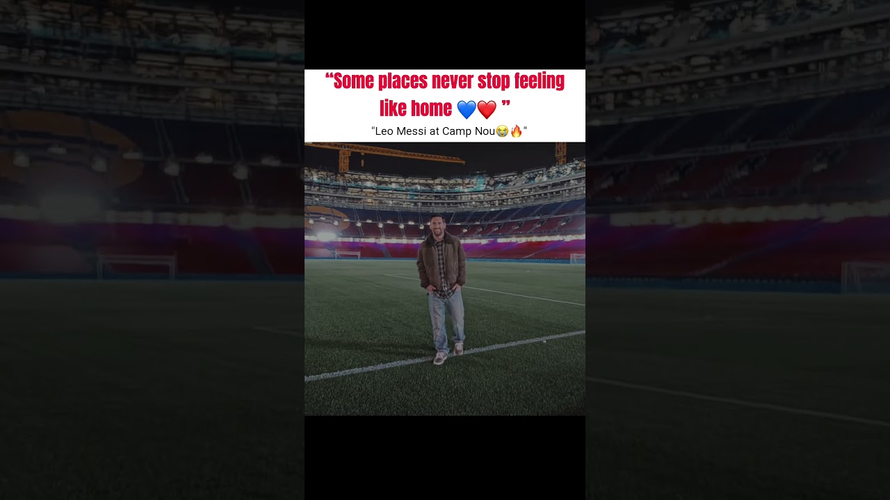 Leo Messi At Camp Nouð¥ #barcelona #footballteam #messi #campnou #footballteam