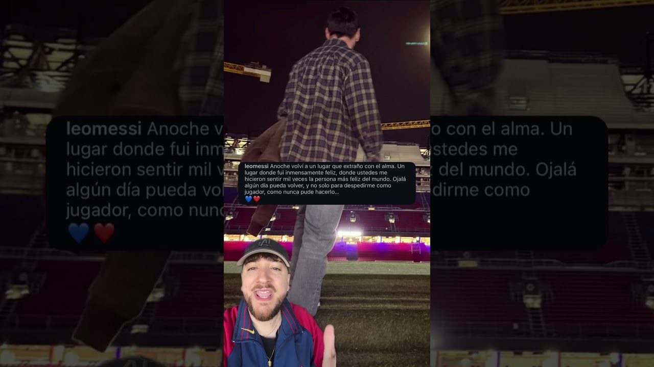 Leo Messi en el Camp Nou ð­❤️‍ð©¹ #futbol #parati #barça #fcbarcelona #messi
