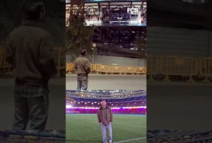 Leo Messi visitando el Nuevo Spotify Camp Nou. #leomessi #messi #fcbarcelona