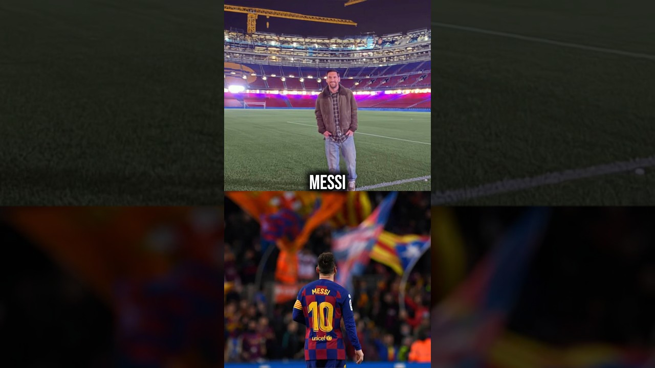 Lionel Messi a visité secrètement le nouveau Camp Nou ð¤©ð❤️ #messi #fcbarcelona #campnou #leomessi