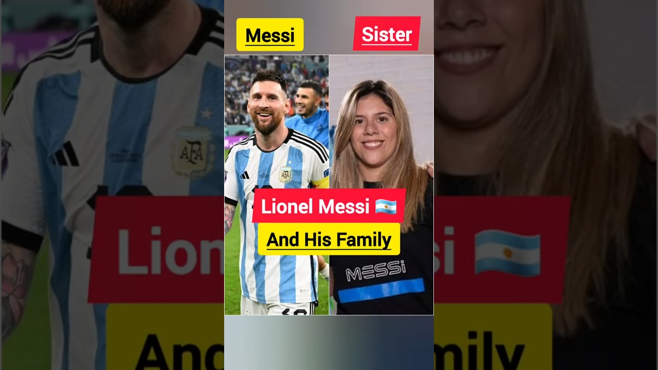 Lionel Messi et sa famille | #football #messi #argentine #footballshorts #famille