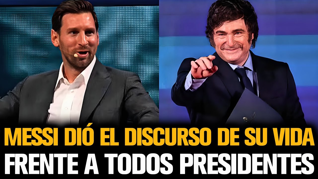 MESSI A FAIT LE DISCOURS DE SA VIE DEVANT TOUS LES PRÉSIDENTS