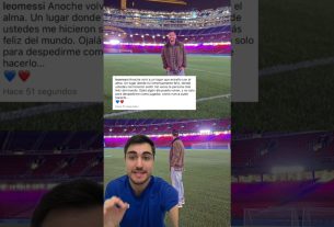 MESSI de VUELTA en el CAMP NOU y QUIERE VOLVER #futbol #messi #barcelona #leomessi #lionelmessi