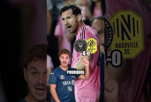 Messi met un adversaire en sang ð±#messi #leomessi #mls #football