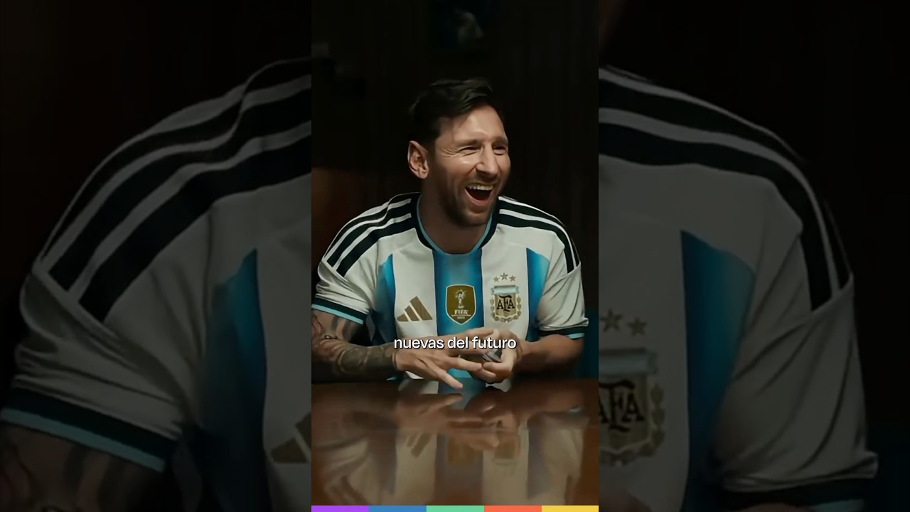 MESSI presentó NUEVA CAMISETA de ARGENTINA #messi #leomessi #argentina #seleccionargentina