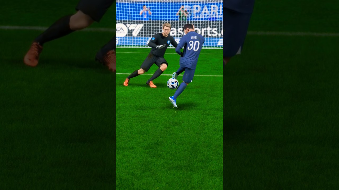 Neymar Jr et Lionel Messi Compétences et buts #shorts #viral #fifa