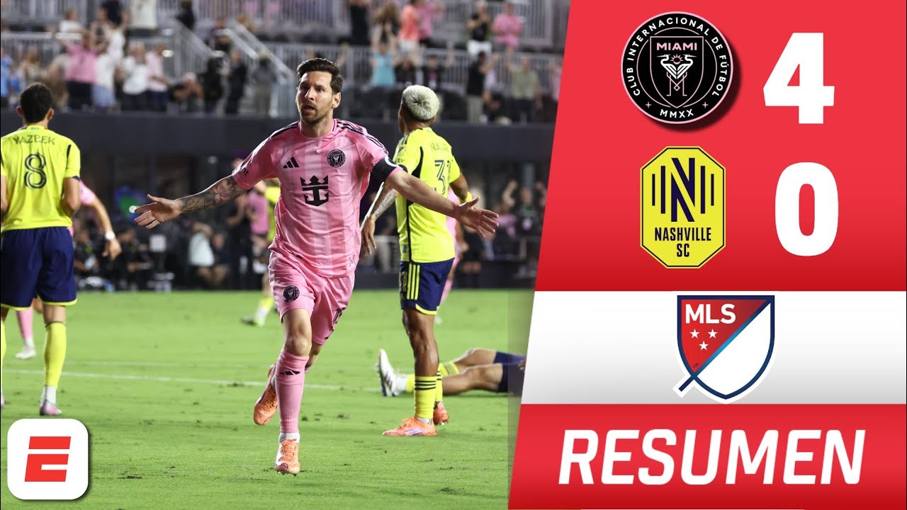 UNE AUTRE NUIT MAGIQUE DE MESSI. DOUBLE et CLASSIFICATION pour l'INTER MIAMI après avoir battu NASHVILLE | MLS
