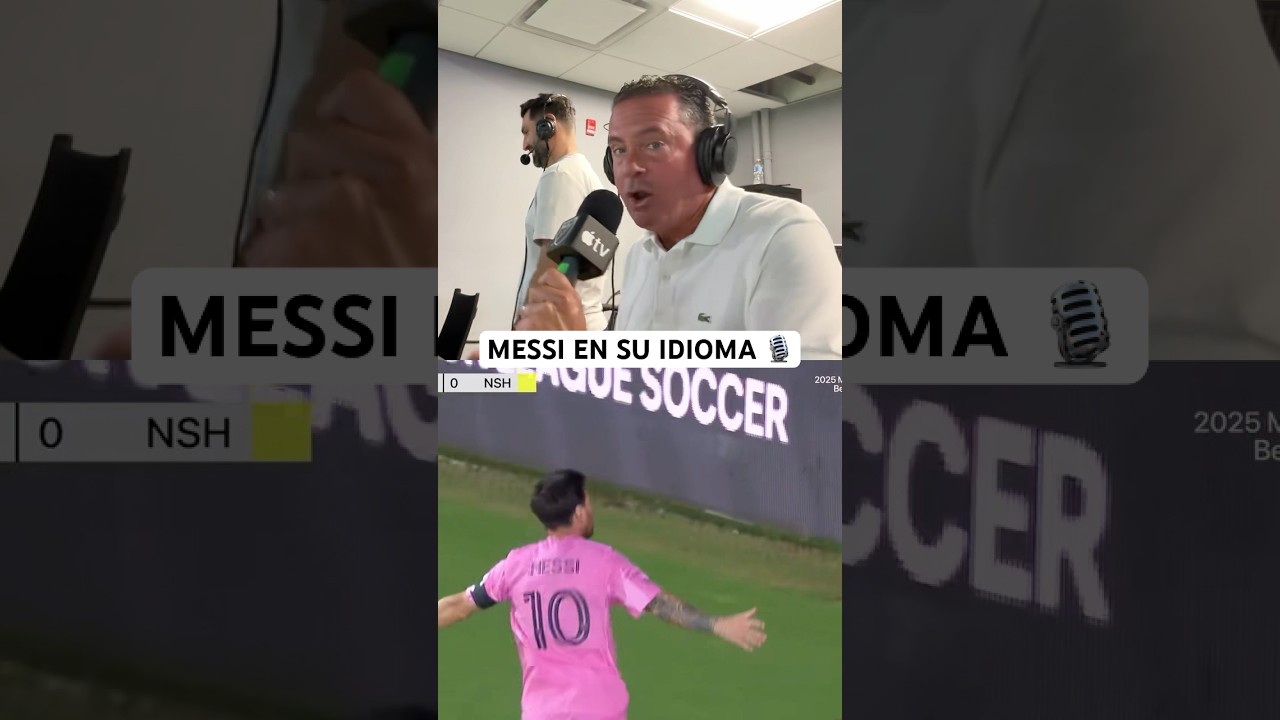 ¡Así se escuchó en español el primer gol de Leo Messi en el Partido 3 vs. Nashville!ð️