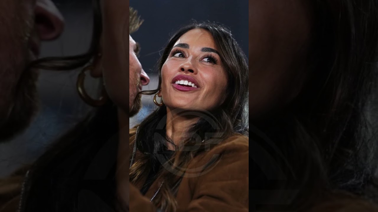 Le gros bisou et câlin entre Leo Messi et Anto Roccuzzo ð #leomessi #messi #antonelaroccuzzo #mls